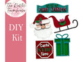 HoHoHo Interchangeable Inserts, HoHoHo DIY inserts, HoHoHo Insert for Window or House - RusticFarmhouseDecor