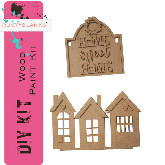 Home Sweet Home Add On Inserts for our Mini Interchangeable Post - RusticFarmhouseDecor