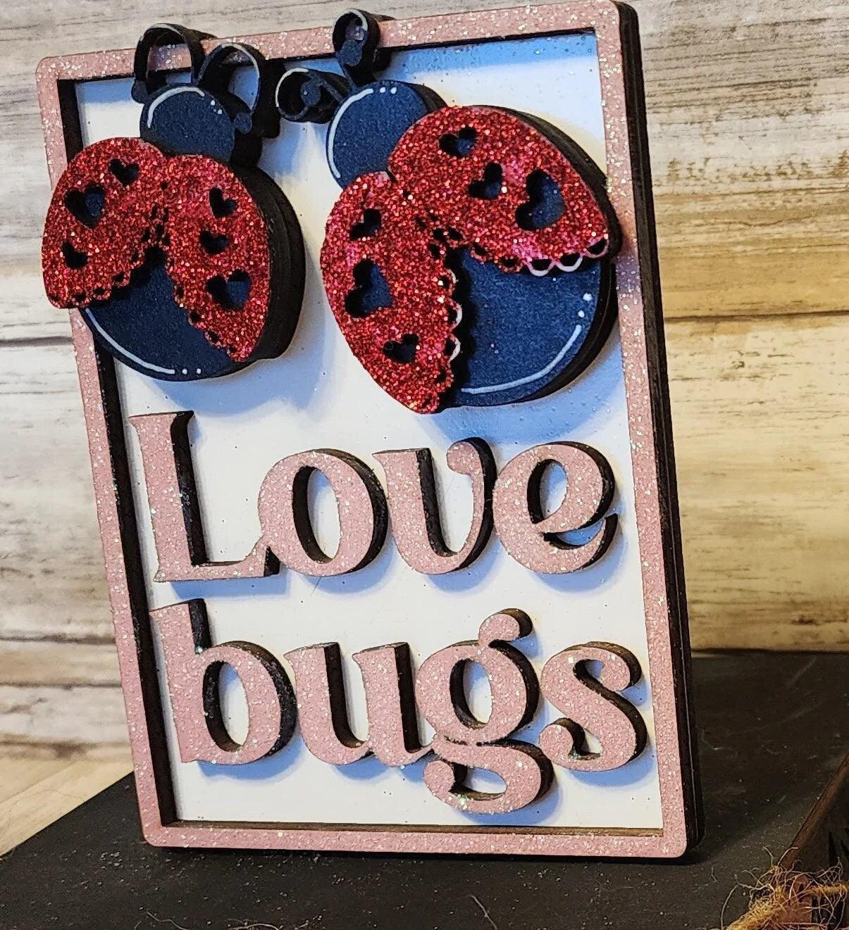 I'm Buggy for you Tiered Tray Home Decor Set - RusticFarmhouseDecor