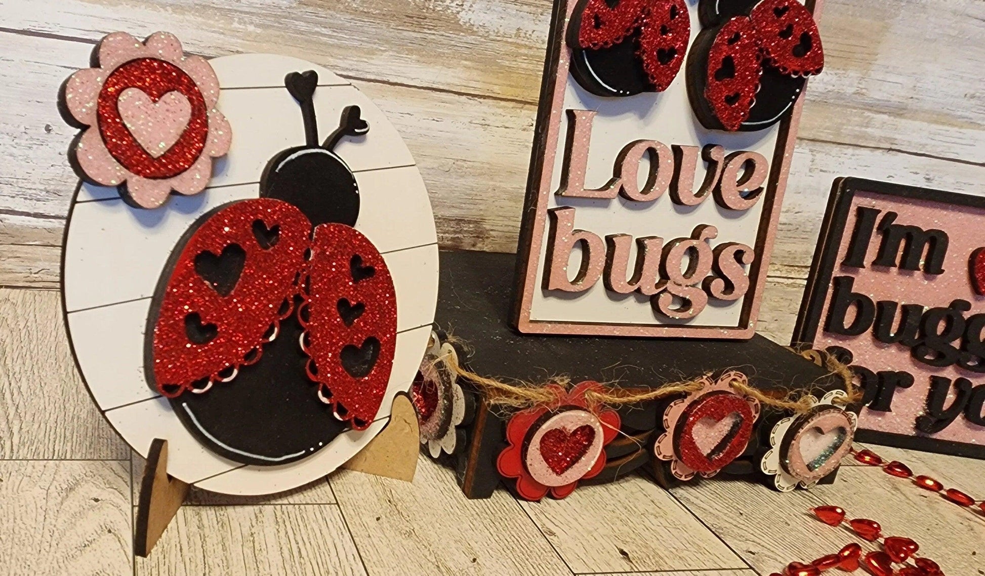 I'm Buggy for you Tiered Tray Home Decor Set - RusticFarmhouseDecor