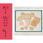 Independece Day Cow with Glasses Door Hanger - RusticFarmhouseDecor