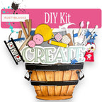 Interchangable Create insert for Flower Baskets, DIY Decor - RusticFarmhouseDecor