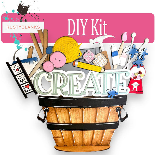 Interchangable Create insert for Flower Baskets, DIY Decor - RusticFarmhouseDecor