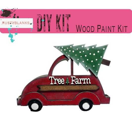 Interchangeable Car Add-On Kit - Tree Farm - Customize Your Seasonal Decor! - RusticFarmhouseDecor
