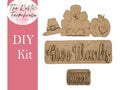 Interchangeable Farmhouse GiveThanks Insert, Seasonal Truck, DIY Truck Kit, Interchangeable Farmhouse Truck DIY Kit, Breadboard Insert - RusticFarmhouseDecor
