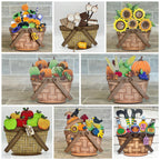 Interchangeable Flower Basket - RusticFarmhouseDecor