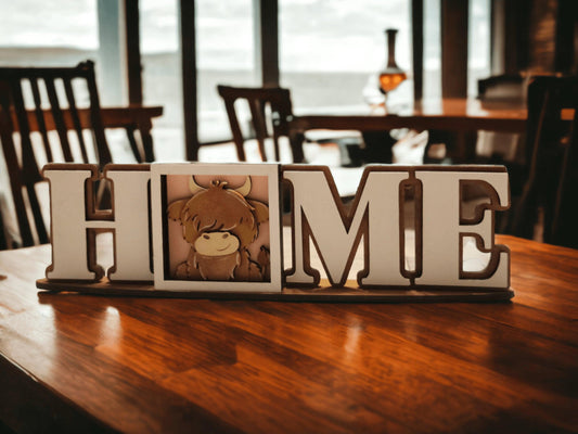 Interchangeable Mini Home Sign DIY - RusticFarmhouseDecor