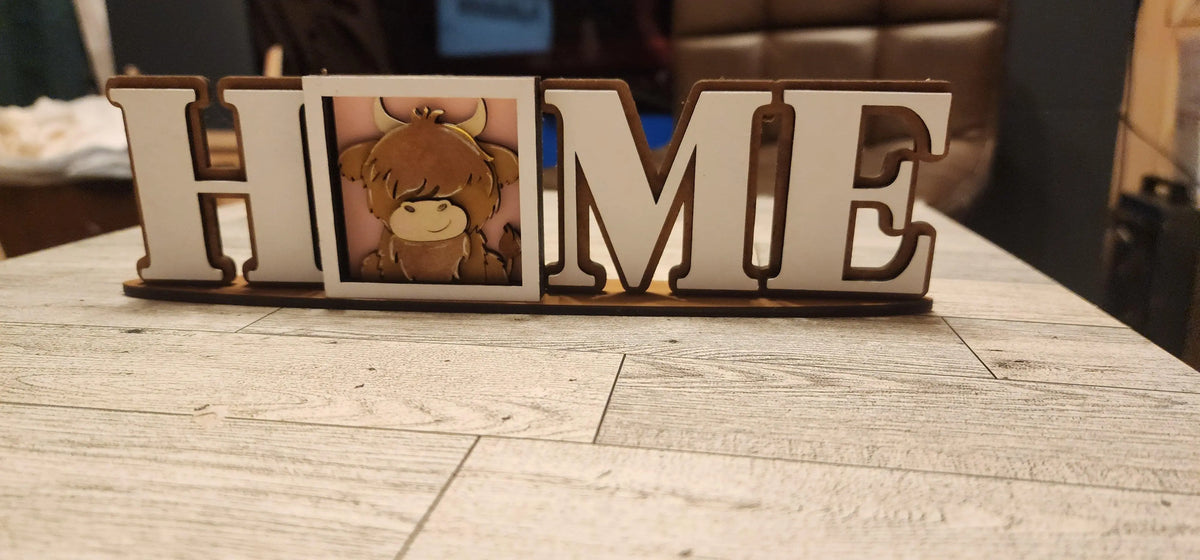 Interchangeable Mini Home Sign DIY - RusticFarmhouseDecor