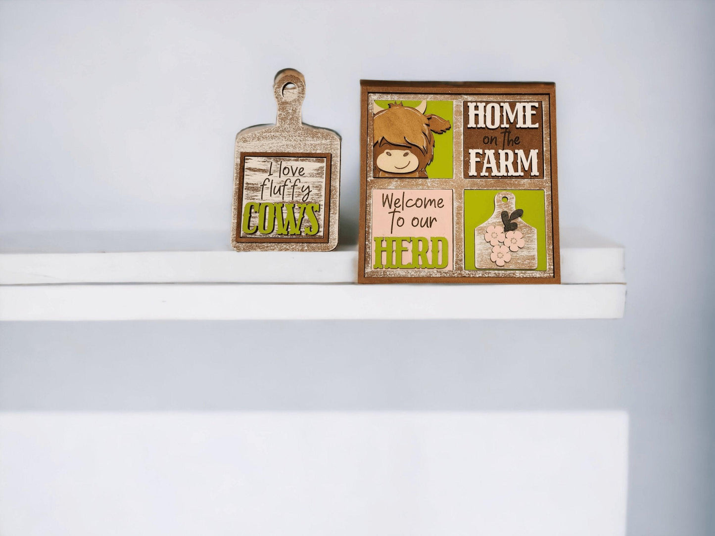 Interchangeable Mini Photo Frame and Cutting Board - RusticFarmhouseDecor