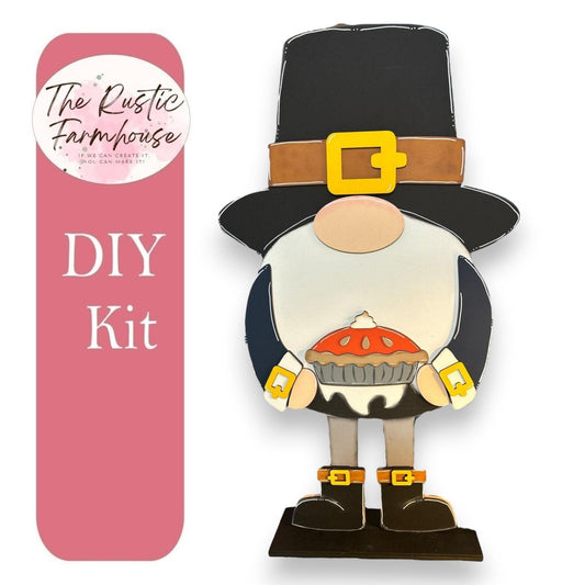 Interchangeable Pilgrim Boy Gnome Add Ons for our Tall Porch Gnome - RusticFarmhouseDecor