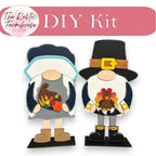 Interchangeable Pilgrim Boy Gnome Add Ons for our Tall Porch Gnome - Turkey - RusticFarmhouseDecor