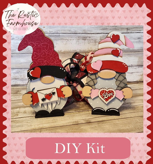 Interchangeable Standing Boy & Girl Gnome, Gnome Shelf Sitters, DIY Wood Gnomes DIY - RusticFarmhouseDecor