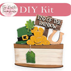 Leprechaun for the Interchangeable Basket Decor, Wood Blank for Painting, Inserts for Basket - RusticFarmhouseDecor