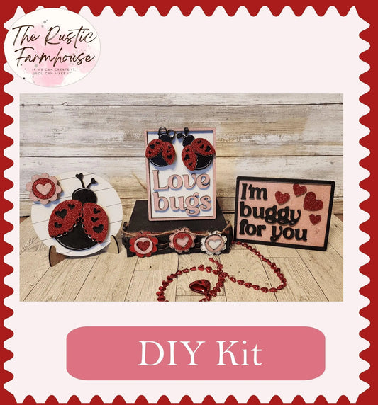 Love Bugs Tiered Tray Set - DIY - RusticFarmhouseDecor