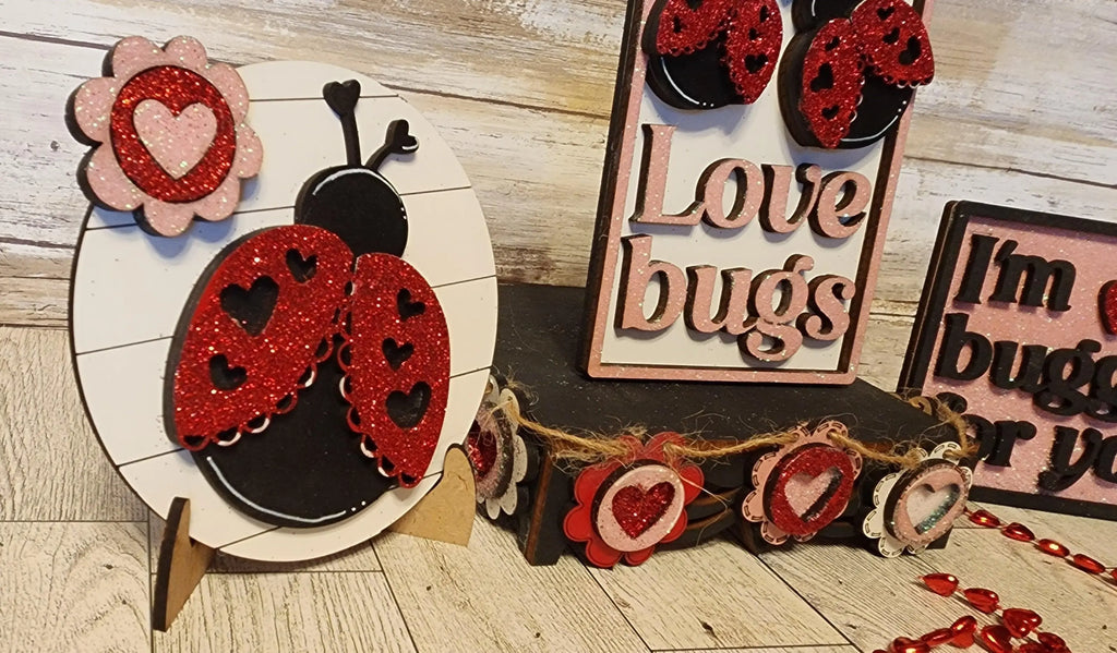 Love Bugs Tiered Tray Set - DIY - RusticFarmhouseDecor