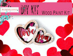 Love You Chunky Valentine's Shelf Sitter, Tiered Tray Decor - RusticFarmhouseDecor