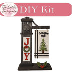 Mini Interchangeable Porch Post DIY Craft Kit - Interchangeable Signs and Insert - RusticFarmhouseDecor