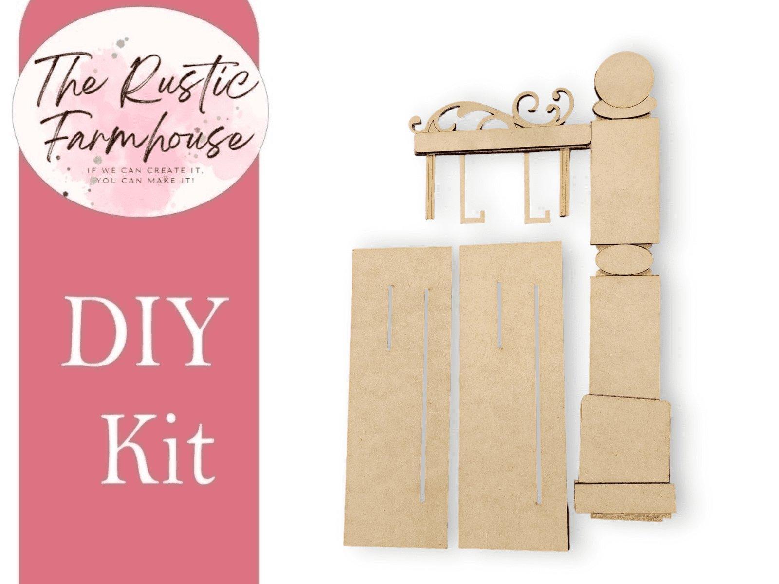 Mini Interchangeable Porch Post DIY Craft Kit - RusticFarmhouseDecor