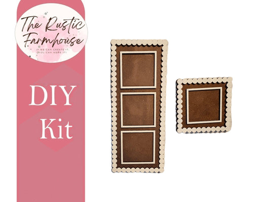 Mini Pearl Style Frame set for our Interchangeable Mini Tiles - RusticFarmhouseDecor