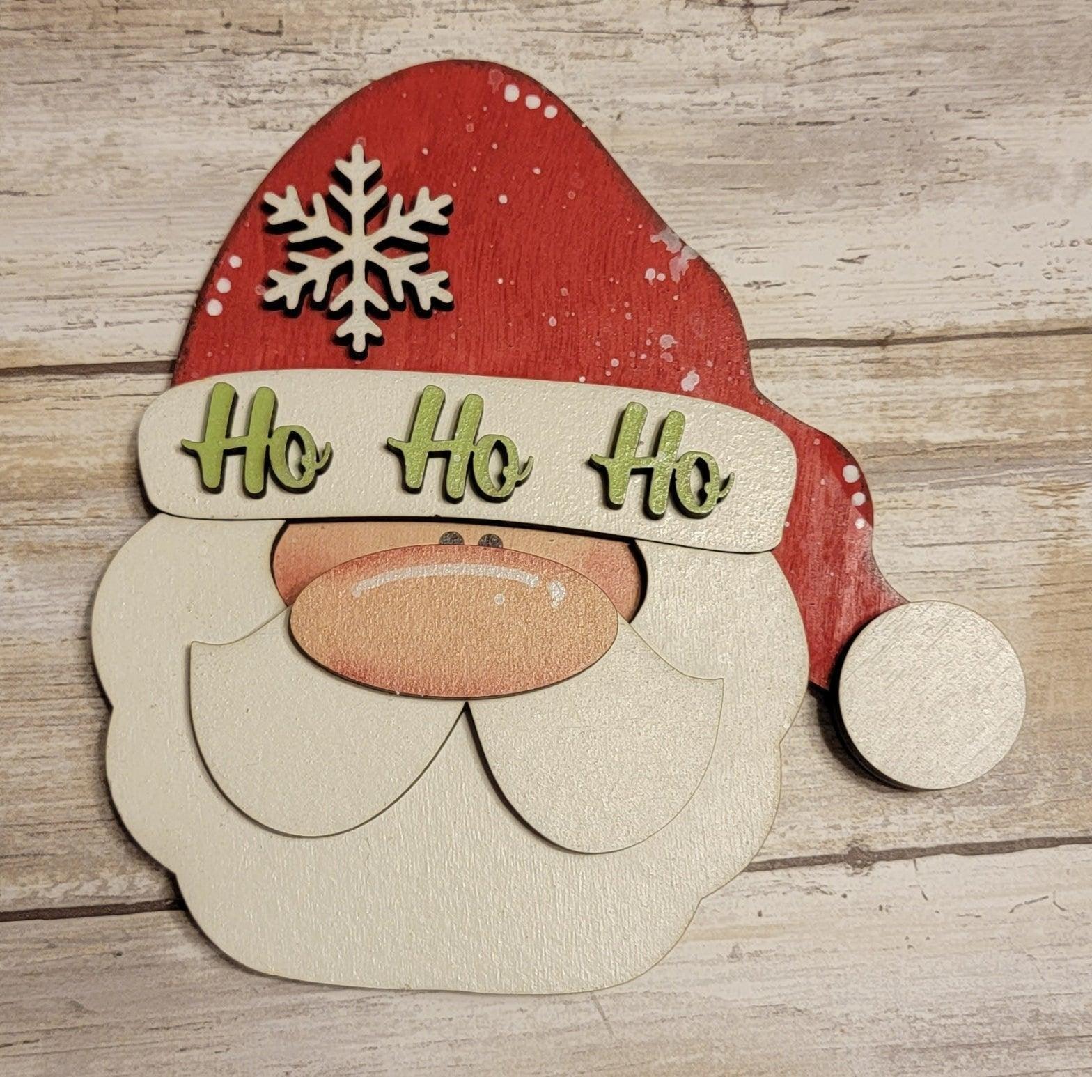 Mr & Mrs Claus Tiered Tray Set - RusticFarmhouseDecor