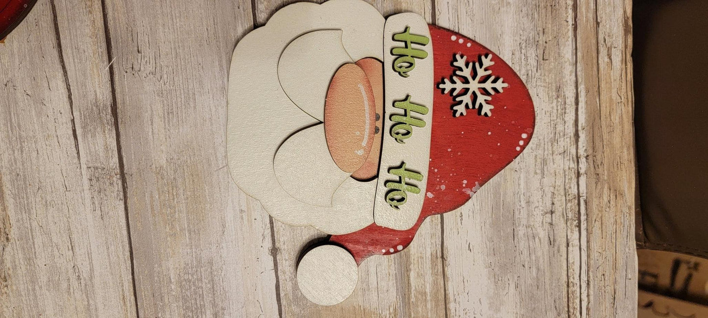 Mr & Mrs Claus Tiered Tray Set - RusticFarmhouseDecor