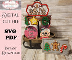Mrs. Santa Claus North Pole Bakery SVG Laser Cut File Glowforge - RusticFarmhouseDecor