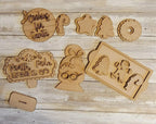Mrs. Santa Claus North Pole Bakery SVG Laser Cut File Glowforge - RusticFarmhouseDecor