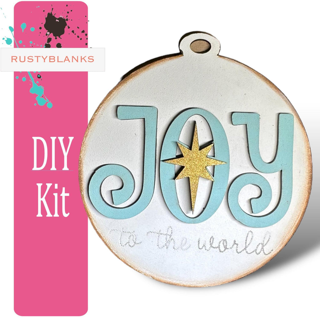 Nativity Christmas Tree Ornament Set - Holiday Decoration - RusticFarmhouseDecor