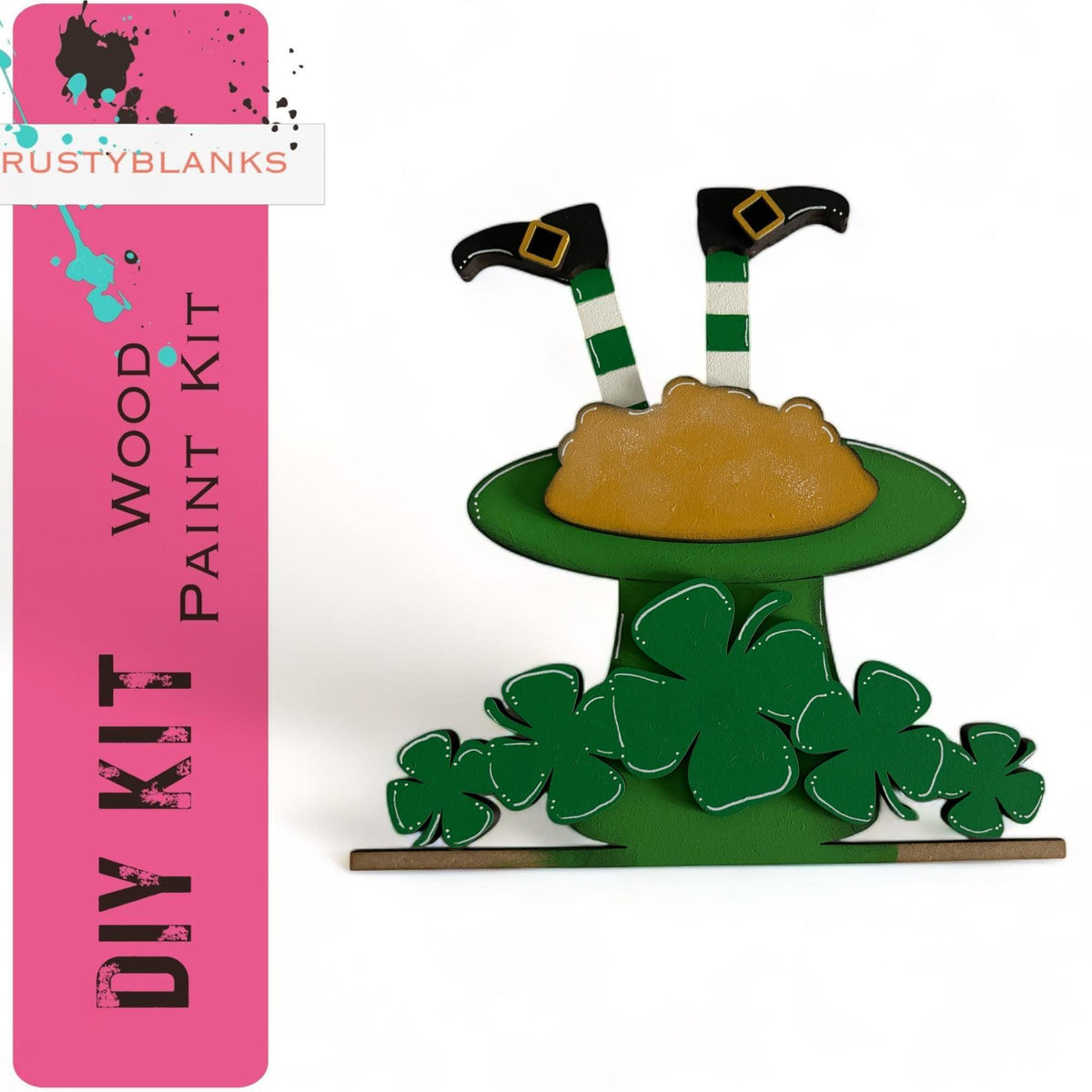 Shenanigans Welcome St Patricks Day Signs and insert for our Mini Interchangeable Posts - RusticFarmhouseDecor