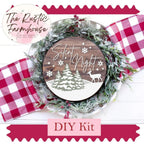 Silent Night Door Hanger DIY - RusticFarmhouseDecor