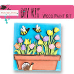 Spring Gnome Tiles For The Leaning Ladder - RusticFarmhouseDecor
