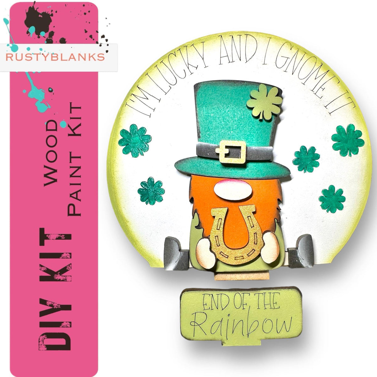 St Patrick Leprechaun Insert for Snow Globe DIY Interchangeable Decor, Gift for Her - RusticFarmhouseDecor