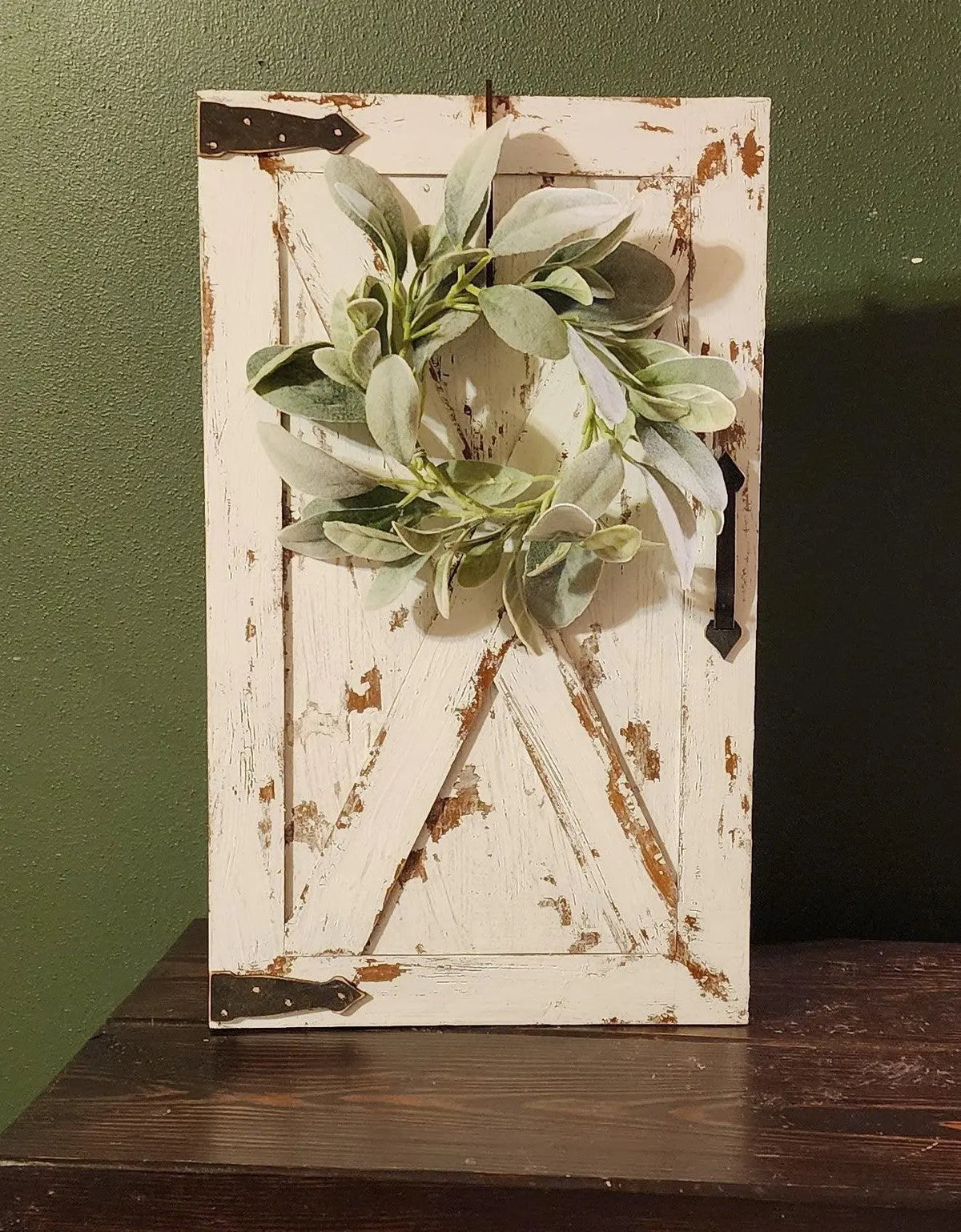 Standing Door Sign Holder Tabletop Door Stand, Wreath Door Decor, Barn Door Sign Holder, DIY Door Decor - RusticFarmhouseDecor