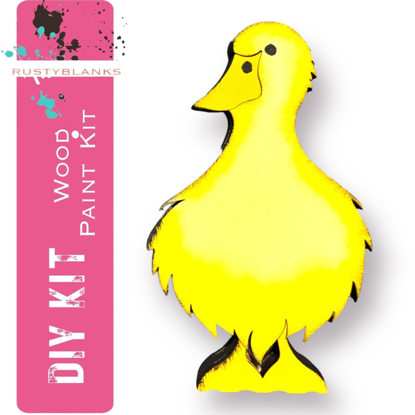 Standing Easter Ducks Double Sided - RusticFarmhouseDecor