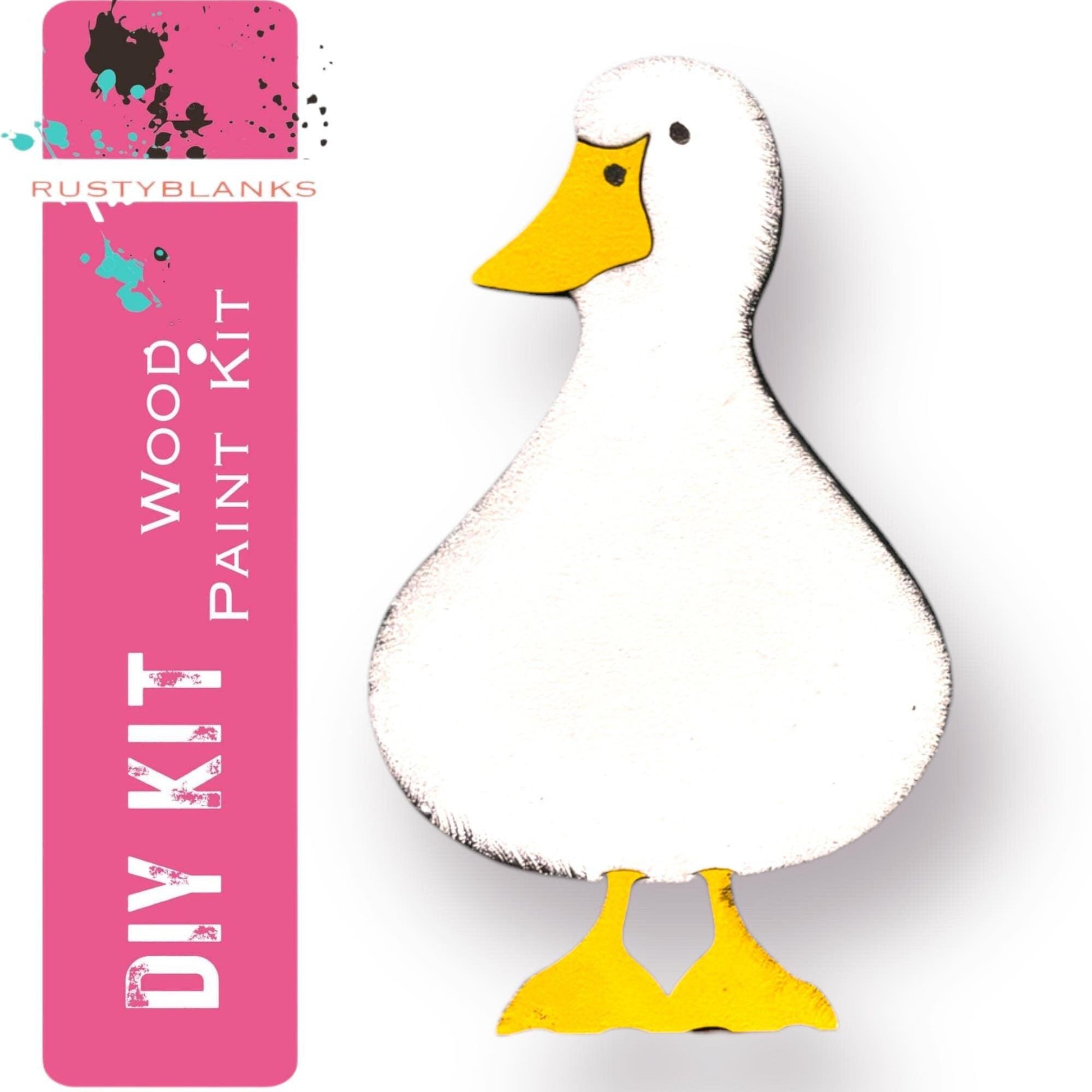 Standing Easter Ducks Double Sided - RusticFarmhouseDecor