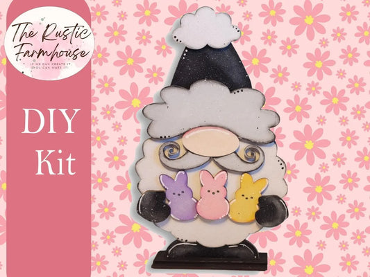 Standing Sheep Gnome, Easter Gnome, DIY Easter Decor, Wood Blanks - RusticFarmhouseDecor