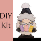Standing Sheep Gnome, Easter Gnome, DIY Easter Decor, Wood Blanks - RusticFarmhouseDecor