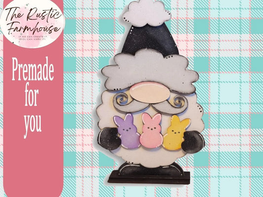 Standing Sheep Gnome - RusticFarmhouseDecor