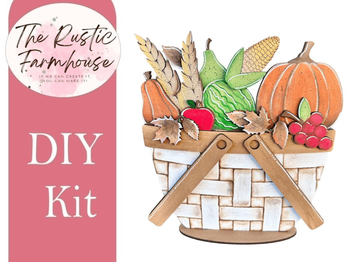 Thanksgiving Cornucopia Insert for the Interchangeable Flower Basket - RusticFarmhouseDecor