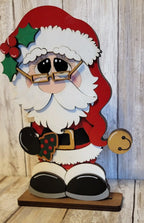 Tiered Tray Standing Christmas Santa SVG Laser File Glowforge - RusticFarmhouseDecor