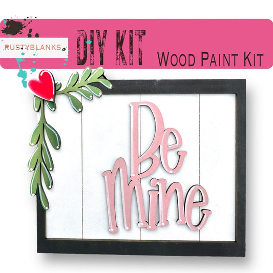 Valentine's Day Framed Sign Kit, Spring Sitter Sitter, Sweatheart Gift - RusticFarmhouseDecor