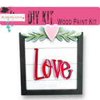 Valentine's Day Framed Sign Kit, Spring Sitter Sitter, Sweatheart Gift - RusticFarmhouseDecor