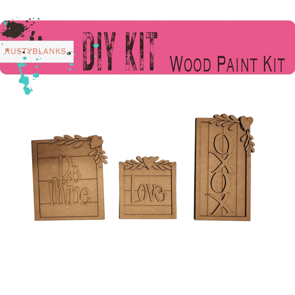 Valentine's Day Framed Sign Kit, Spring Sitter Sitter, Sweatheart Gift - RusticFarmhouseDecor