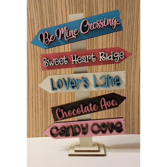 Valentine's Day Street Sign , DIY - RusticFarmhouseDecor
