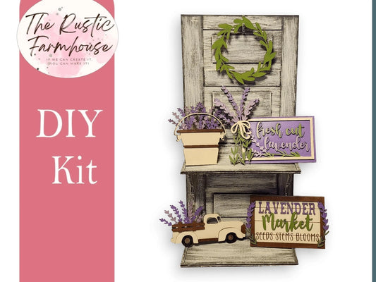 Vintage Door Tiered Tray - RusticFarmhouseDecor