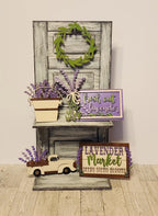 Vintage Door Tiered Tray - RusticFarmhouseDecor