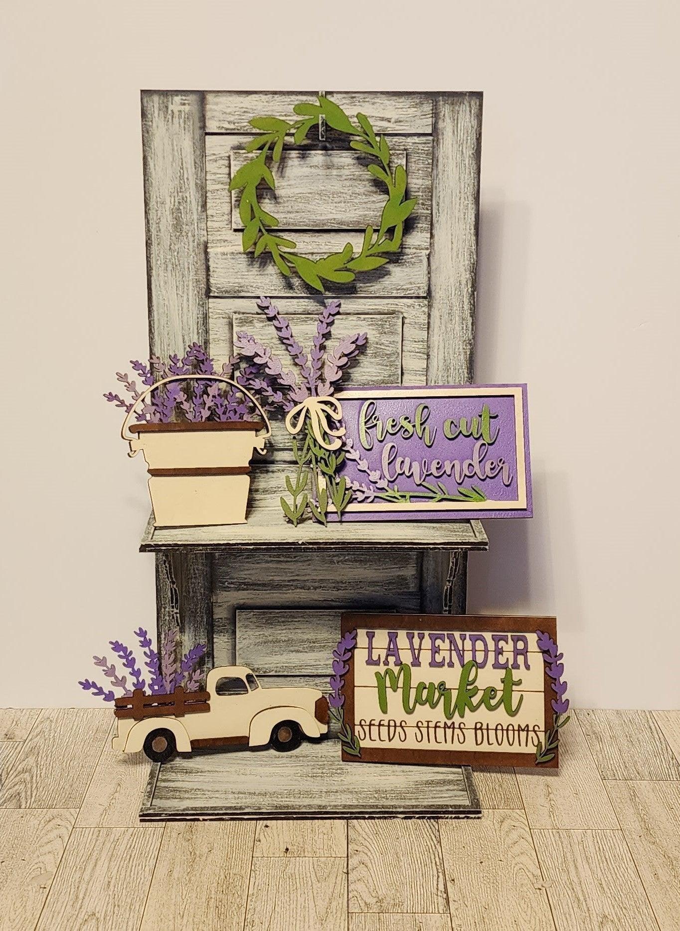 Vintage Door Tiered Tray - RusticFarmhouseDecor