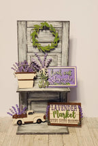 Vintage Door Tiered Tray - RusticFarmhouseDecor