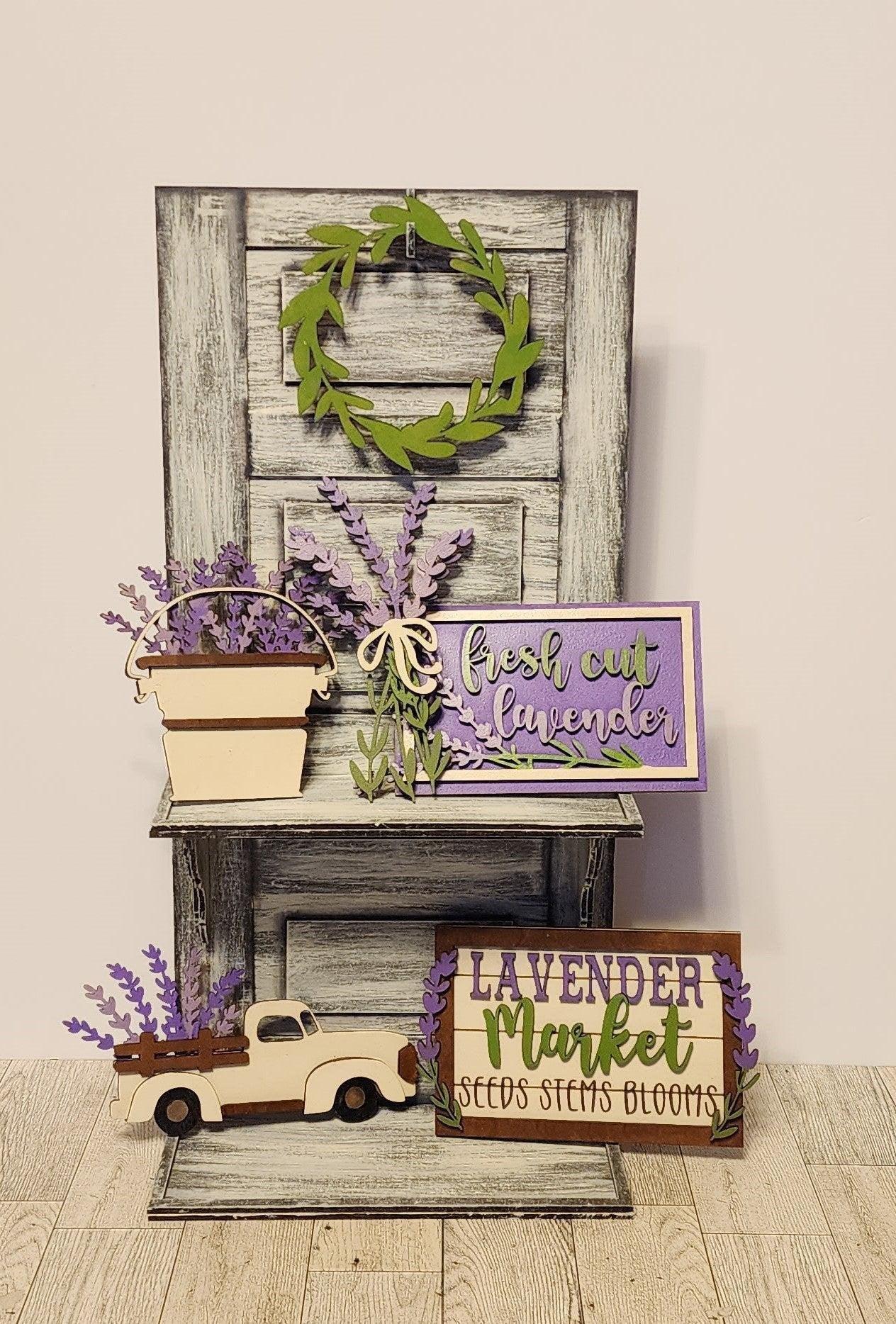 Vintage Door Tiered Tray - RusticFarmhouseDecor