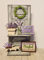 Vintage Door Tiered Tray - RusticFarmhouseDecor